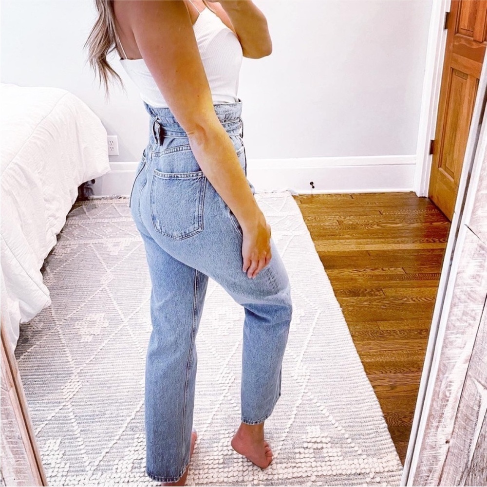 Agolde Reworked Paper Bag High Rise Jeans Size 26 - Picture 5 of 13